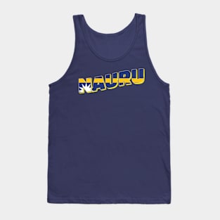 Nauru Vintage style retro souvenir Tank Top